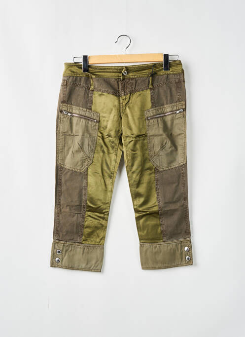 Pantalon trei sferturi verde FORNARINA femeie