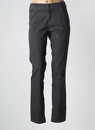 Pantalon slim țesătură poplin mărime normală gri MAYJUNE femeie