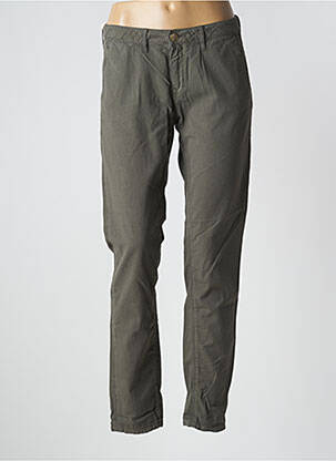 Pantalon chino talie joasă talie joasă verde ISLOW femeie