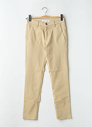 Pantalon chino talie joasă talie joasă bej FIVE femeie