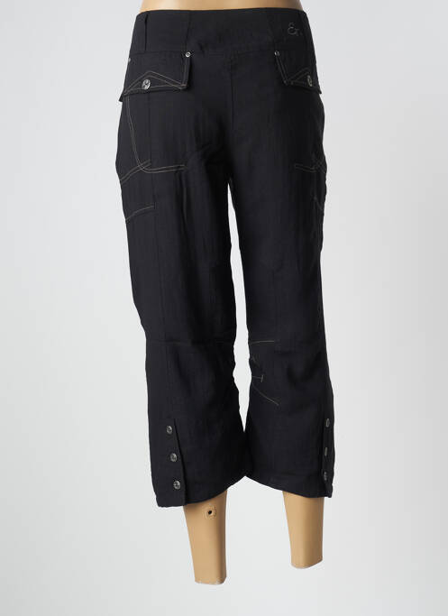 Pantalon trei sferturi negru ET COMPAGNIE femeie
