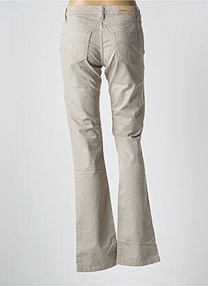 Pantalon slim țesătură poplin mărime normală gri DENIM STUDIO femeie