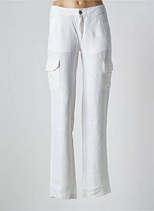 Pantalon cargo alb CORLEONE femeie