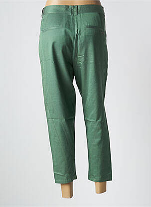 Pantalon 7/8 talie înaltă talie înaltă verde DIESEL femeie