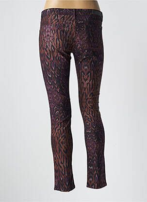 Pantalon slim talie joasă talie joasă violet REIKO femeie