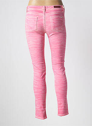 Blugi skinny elasticitate talie joasă roz REIKO femeie