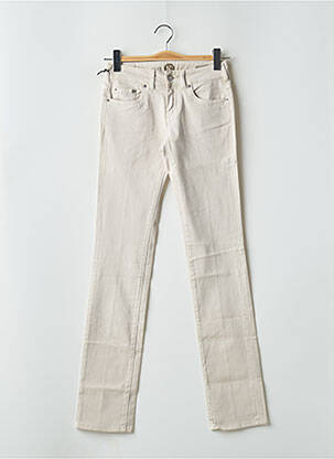 Blugi cu croială slim bej NFY femeie