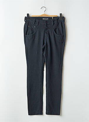 Pantalon drept elasticitate talie joasă albastru FREEMAN T.PORTER femme