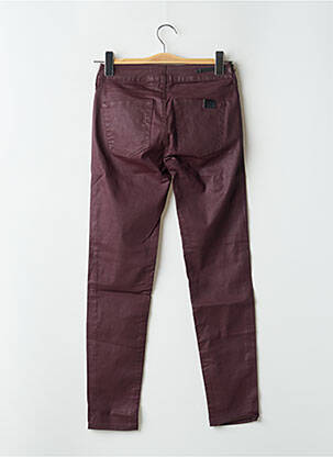 Pantalon slim talie joasă talie joasă roșu CORLEONE femeie