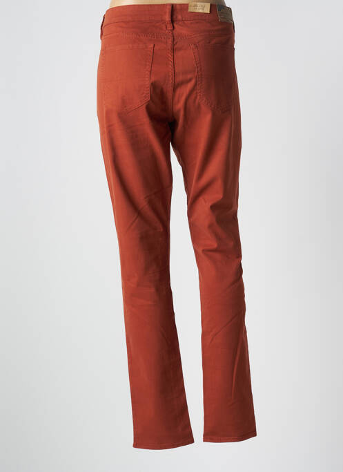 Blugi cu croială slim portocaliu DENIM AND SUPPLY femeie