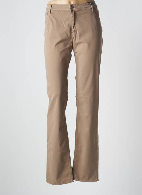 Pantalon slim maro IMPAQ1 femeie