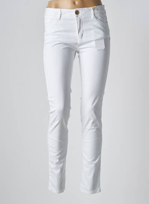 Pantalon slim alb MAY&JUNE femeie