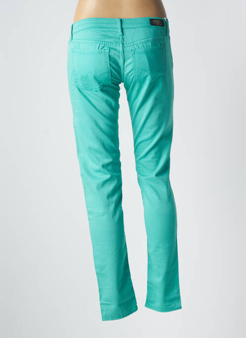 Pantalon slim verde LE TEMPS DES CERISES femeie