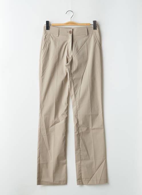 Pantalon drept bej LOLA femeie