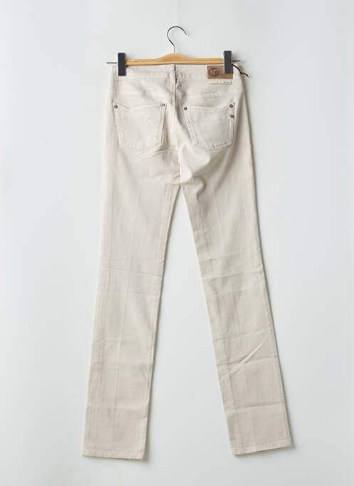 Blugi cu croială slim bej NFY femeie