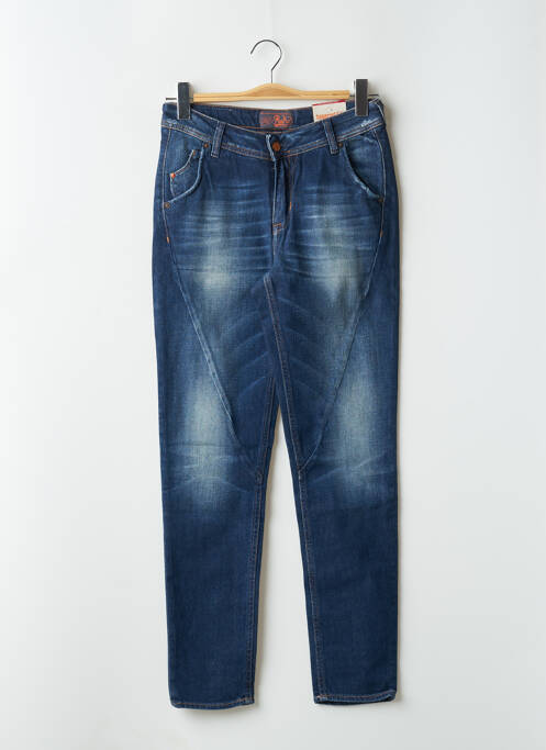 Blugi cu croială slim albastru REIKO femeie