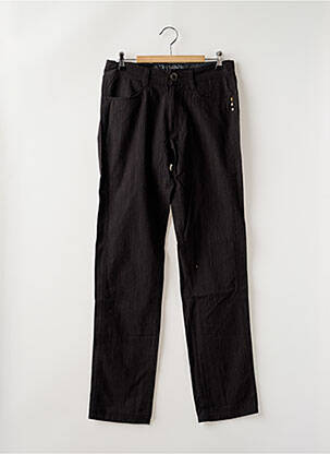 Pantalon slim țesătură poplin mărime normală negru TEDDY SMITH bărbat