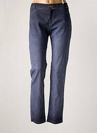 Pantalon slim buzunare albastru MAYJUNE femeie
