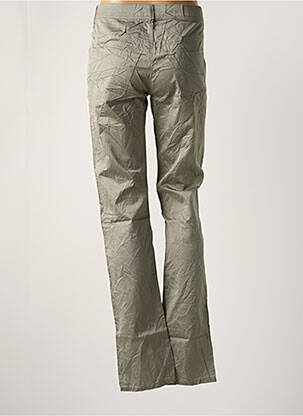 Pantalon drept buzunare verde GIRBAUD femeie