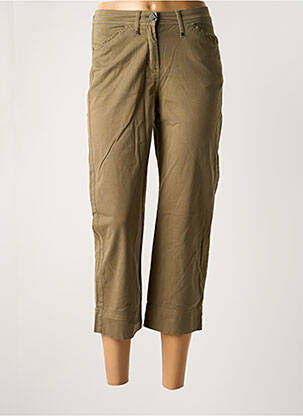 Pantalon trei sferturi buzunare verde JOST femeie