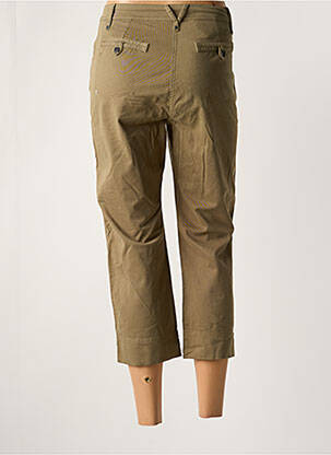 Pantalon trei sferturi buzunare verde JOST femeie