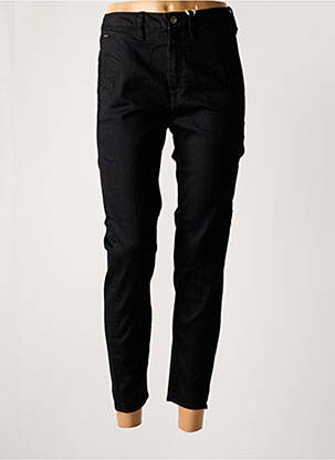 Pantalon 7/8 închidere cu fermoar sub clapetă cu nasturi negru G STAR femeie