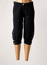 Pantalon trei sferturi buzunare negru JOST femeie