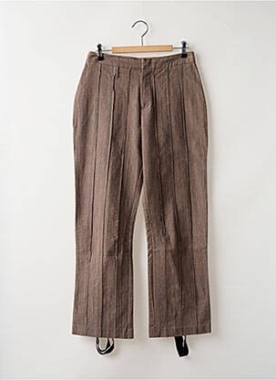 Pantalon trei sferturi maro ONE STEP femeie