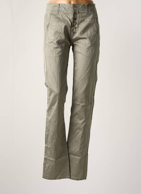 Pantalon drept verde GIRBAUD femeie