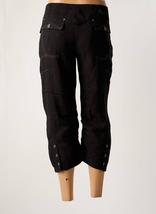 Pantalon trei sferturi negru ET COMPAGNIE femeie