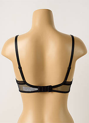 Sutien efect material satinat top sutien modelat negru PASSIONATA femeie