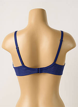 Sutien efect material satinat top sutien modelat albastru PASSIONATA femeie