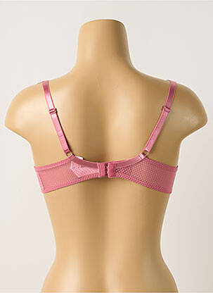 Sutien efect material satinat top sutien modelat roz PASSIONATA femeie