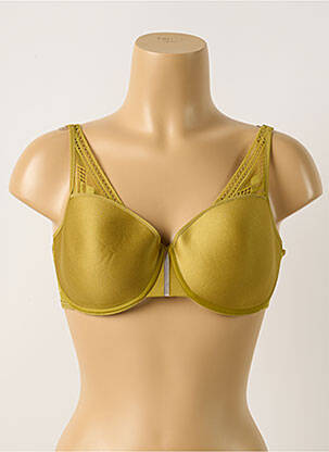 Sutien efect material satinat top sutien modelat verde PASSIONATA femeie