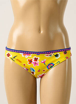 Chiloți de baie galben ANTIGEL femeie