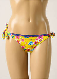 Chiloți de baie imprimeu floral bikini galben ANTIGEL femme