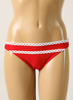 Chiloți de baie roșu ANTIGEL femeie