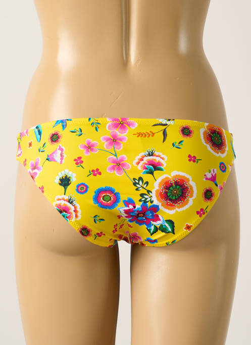 Chiloți de baie galben ANTIGEL femeie