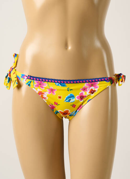 Chiloți de baie galben ANTIGEL femeie