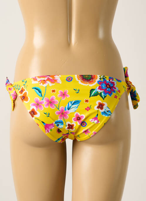 Chiloți de baie galben ANTIGEL femeie