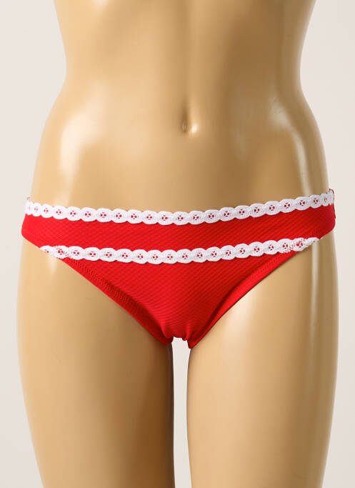 Chiloți de baie roșu ANTIGEL femeie