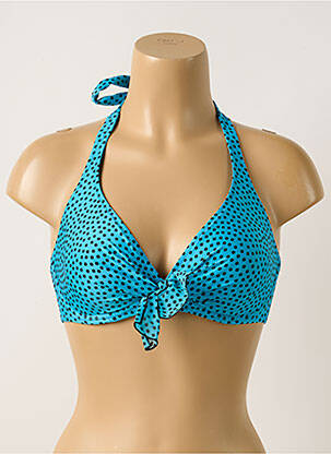 Sutien de costum de baie albastru ANTIGEL femeie