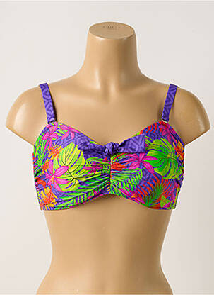 Sutien de costum de baie elasticitate violet ANTIGEL femeie
