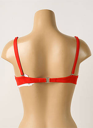 Sutien de costum de baie elasticitate top sutien modelat roșu ANTIGEL femeie
