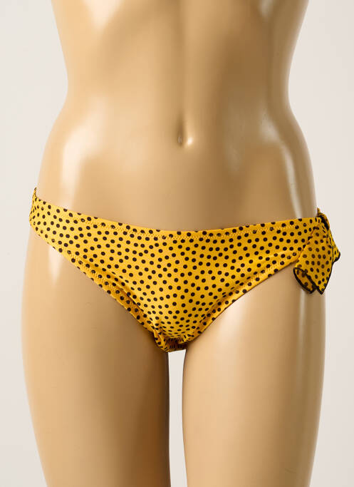 Chiloți de baie galben ANTIGEL femeie