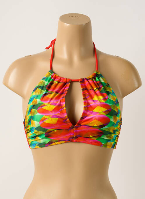 Sutien de costum de baie roșu ANTIGEL femeie