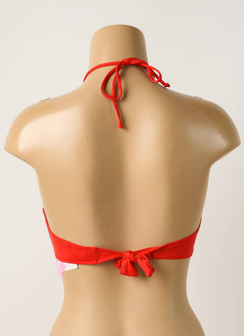 Sutien de costum de baie roșu ANTIGEL femeie