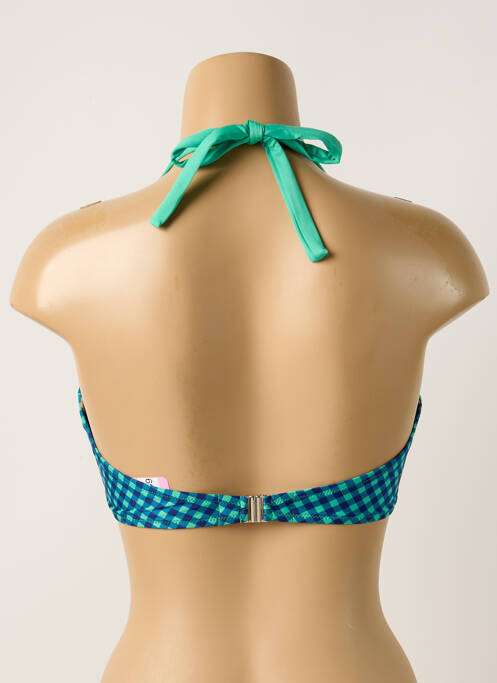 Sutien de costum de baie albastru ANTIGEL femeie