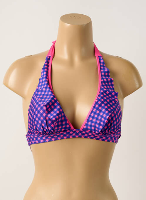 Sutien de costum de baie albastru ANTIGEL femeie