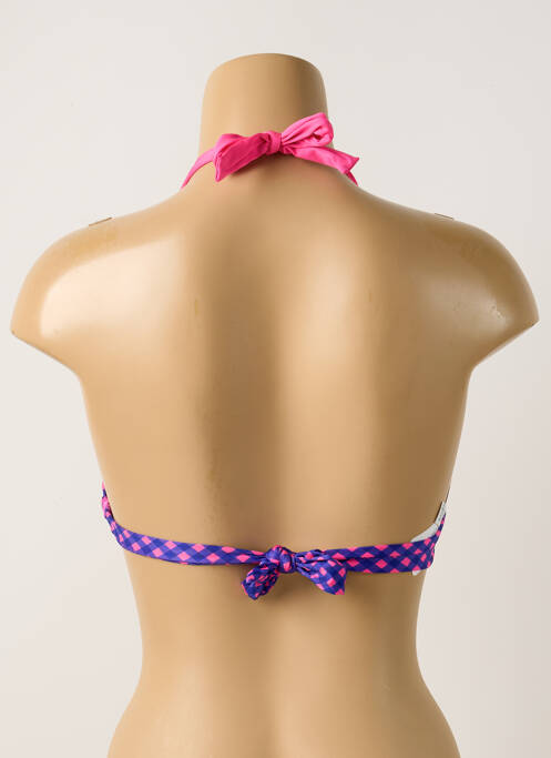 Sutien de costum de baie albastru ANTIGEL femeie